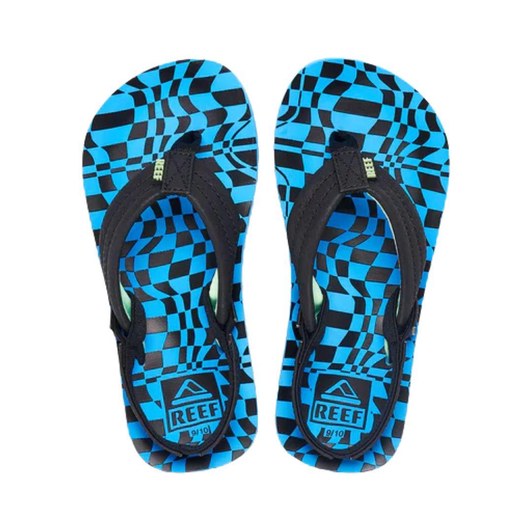 Reef Toddler Boys' Little Ahi Sandals - Swell Checkers